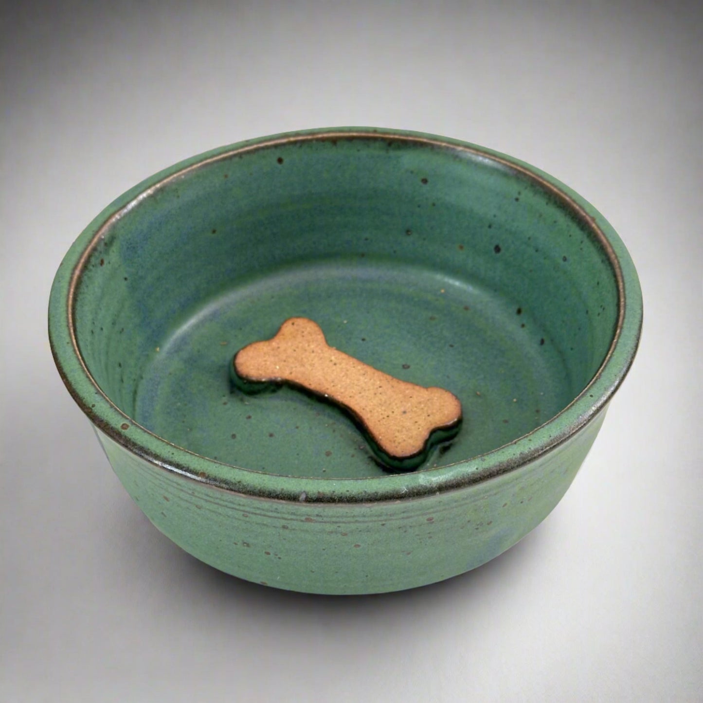 Premium Dog Bowl - Teal Green