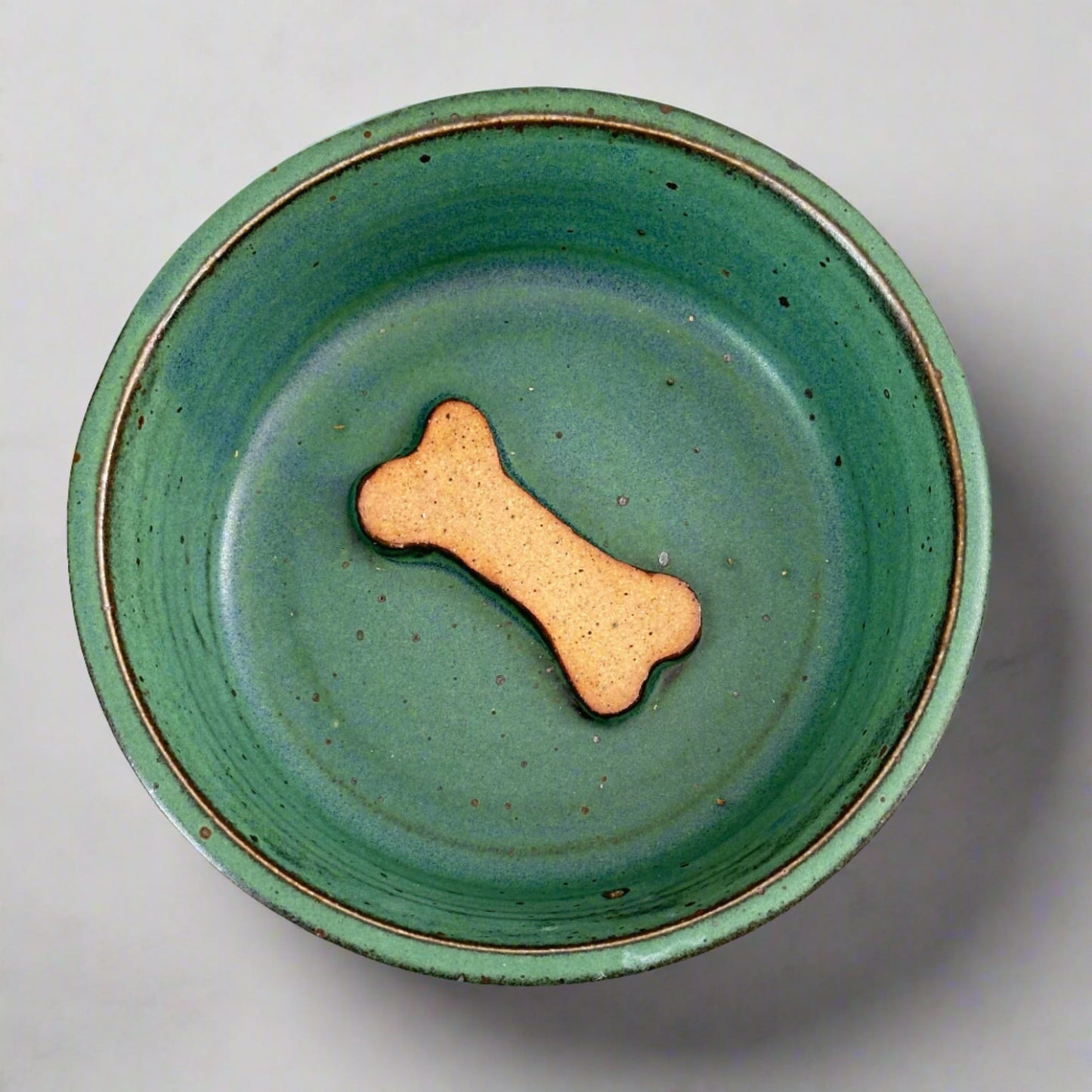 Premium Dog Bowl - Teal Green
