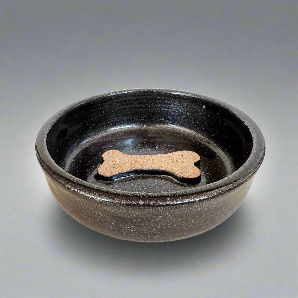 Premium Dog Bowl - Midnight Black